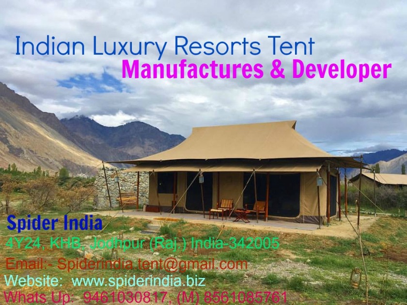 Spider India Luxury Safari tent